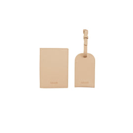 Kate Hill - KA120 Passport Holder and Luggage Tag Gift Set - Neutral - 0