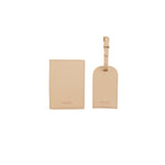 Kate Hill - KA120 Passport Holder and Luggage Tag Gift Set - Neutral