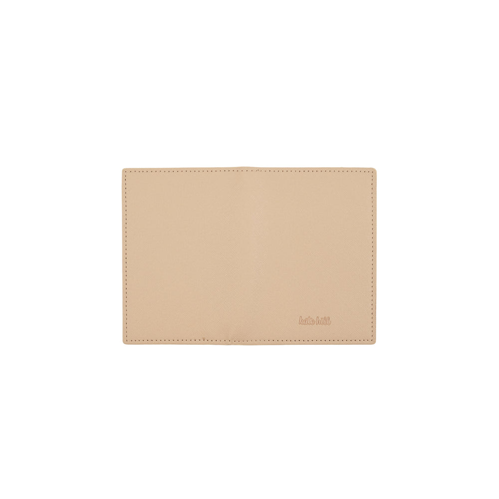 Kate Hill - KA120 Passport Holder and Luggage Tag Gift Set - Neutral