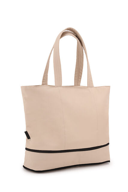 Kate Hill - KB771 Willow Expandable Tote - Beige