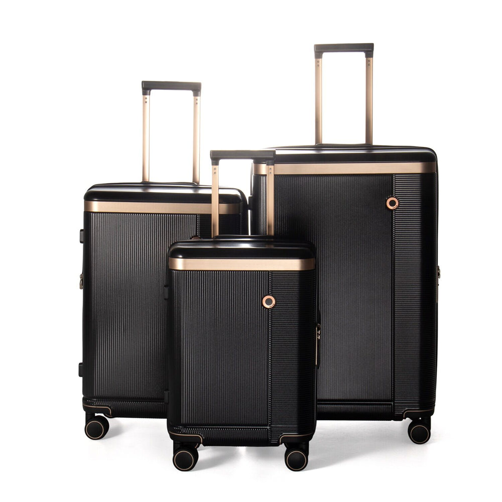 Kate Hill Phoenix 3 Piece Luggage Package - Black
