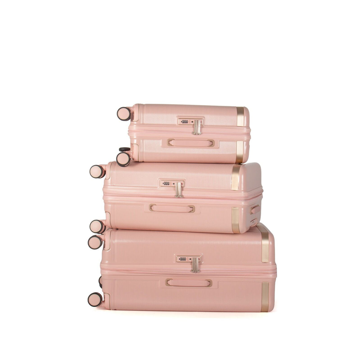 Kate Hill Phoenix 3 Piece Luggage Package - Pink