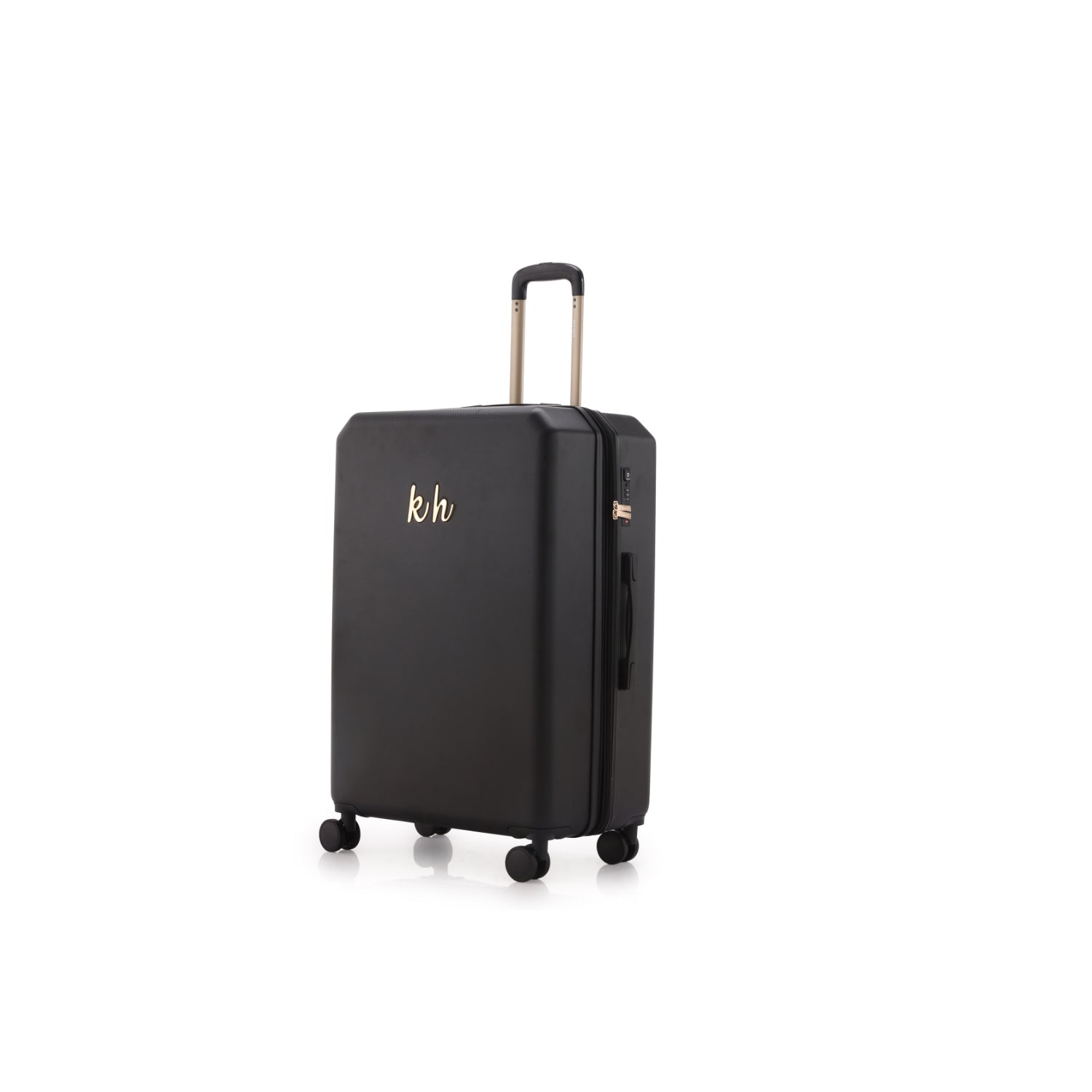 Kate Hill - KH-2301 Large Manhattan Suitcase - Black-6