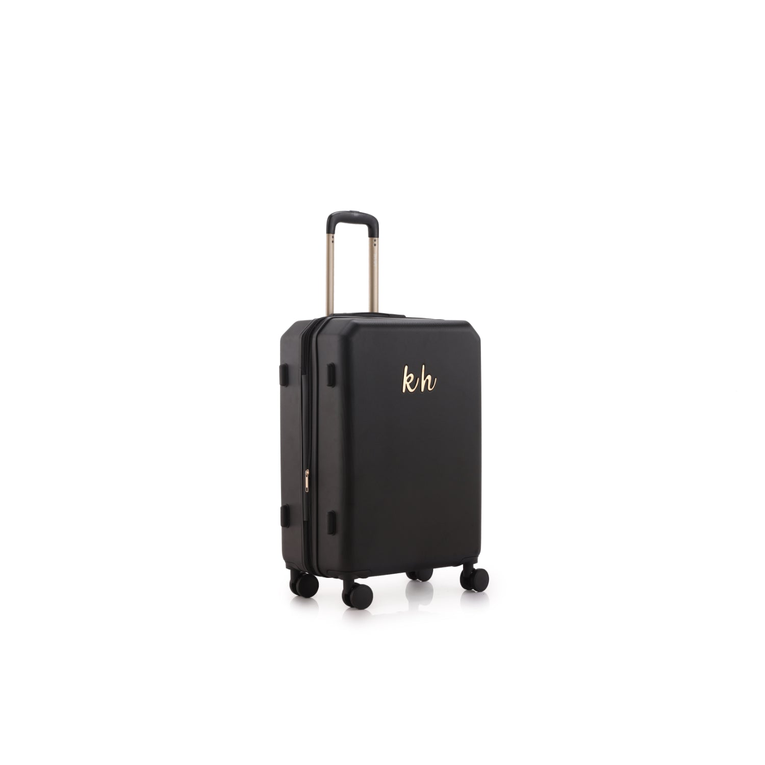 Kate Hill - KH-2301 Medium Manhattan Suitcase - Black-1