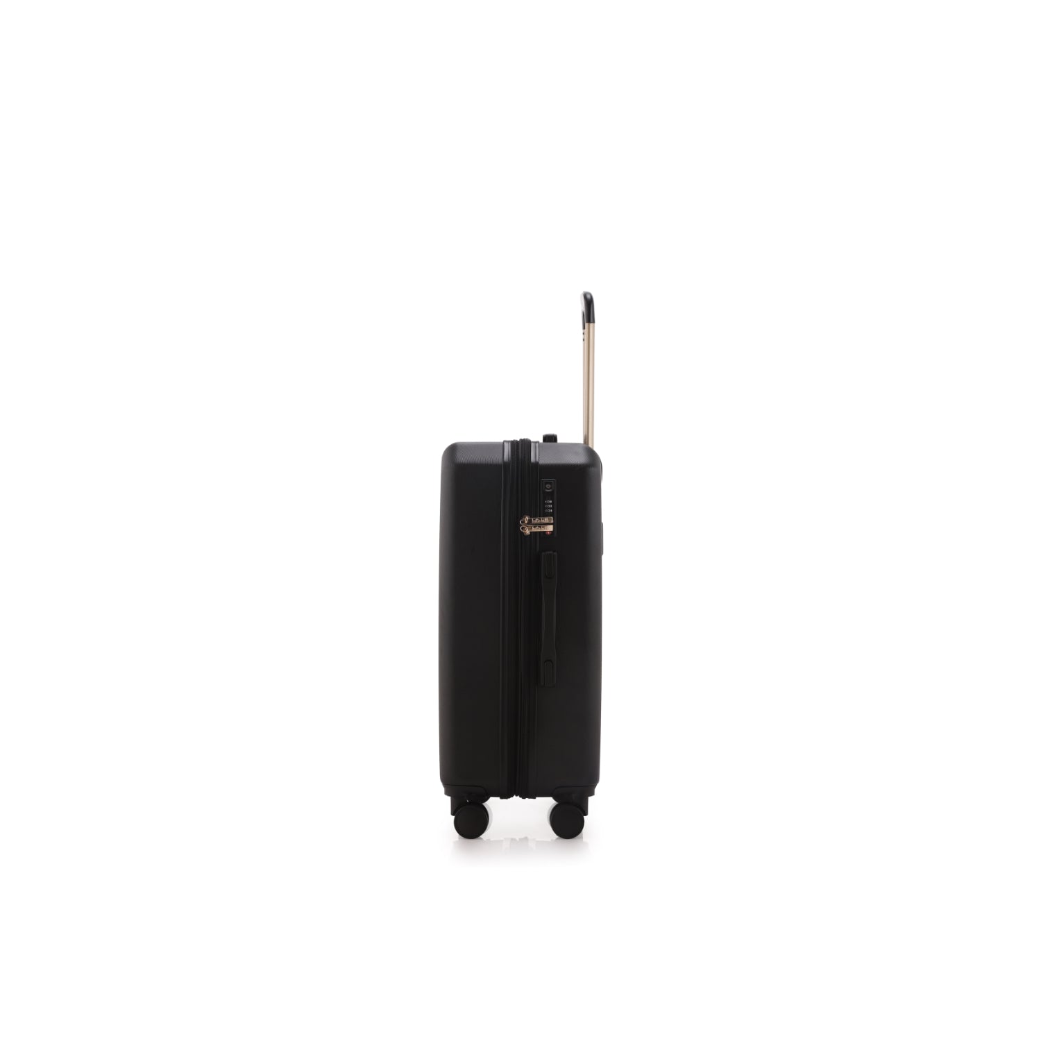 Kate Hill - KH-2301 Medium Manhattan Suitcase - Black-3