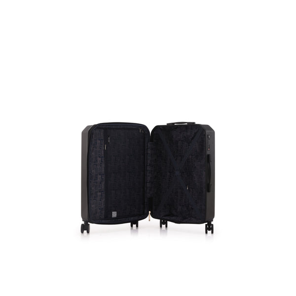 Kate Hill - KH-2301 Medium Manhattan Suitcase - Black
