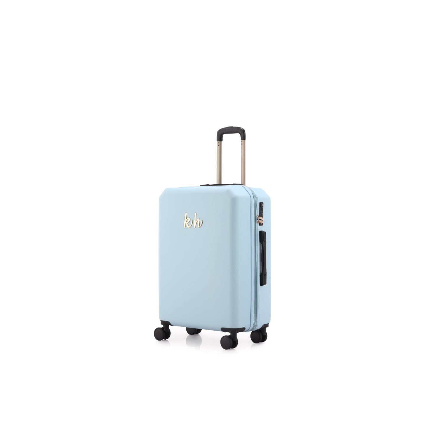 Kate Hill - KH-2301 Medium Manhattan Suitcase - Sky-5