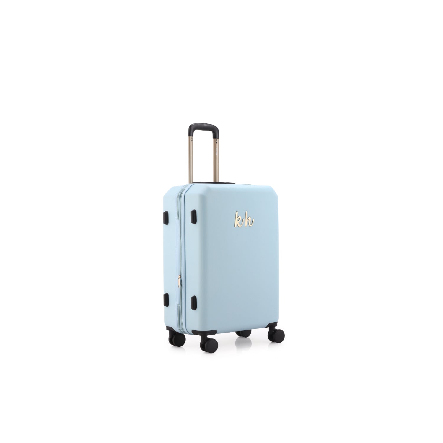 Kate Hill - KH-2301 Medium Manhattan Suitcase - Sky-6