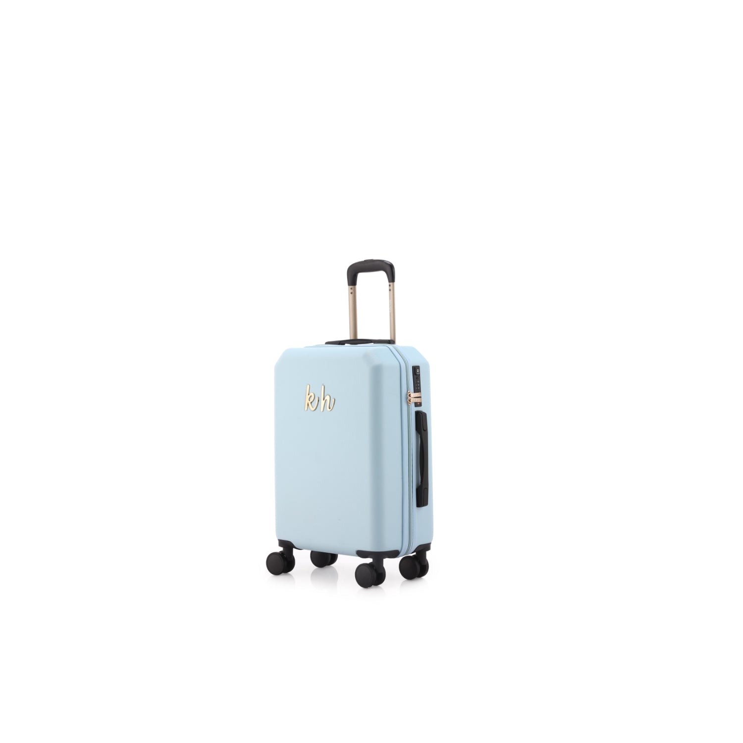 Kate Hill - KH-2301 Small Manhattan Suitcase - Sky-1