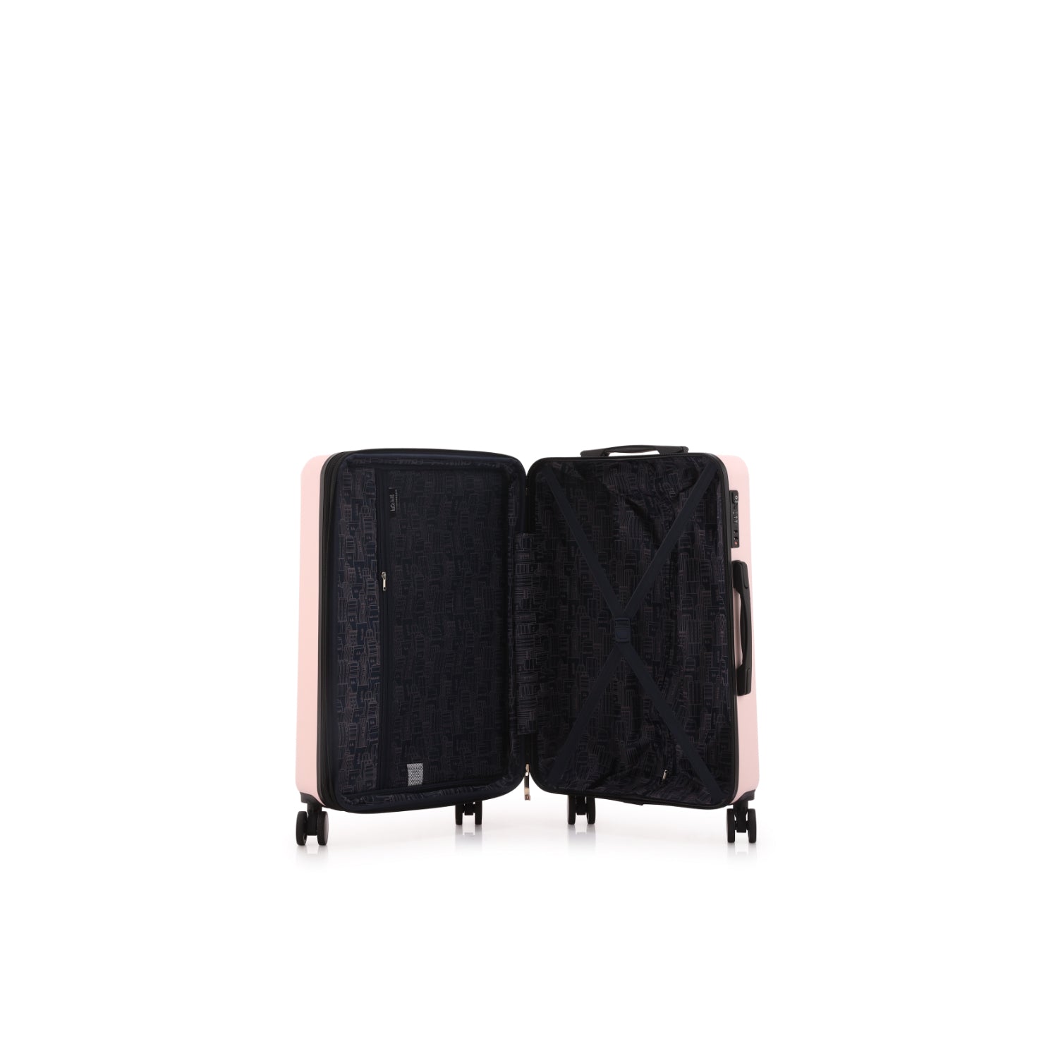 Kate Hill - KH-2302 Medium Brooklyn Suitcase - Pink-5