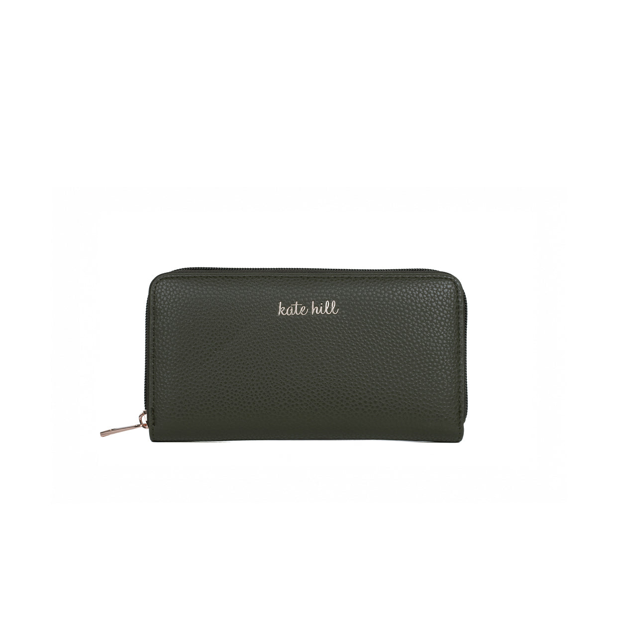 Kate Hill - KH2450 Wanda Zippered Wallet - Forrest Green
