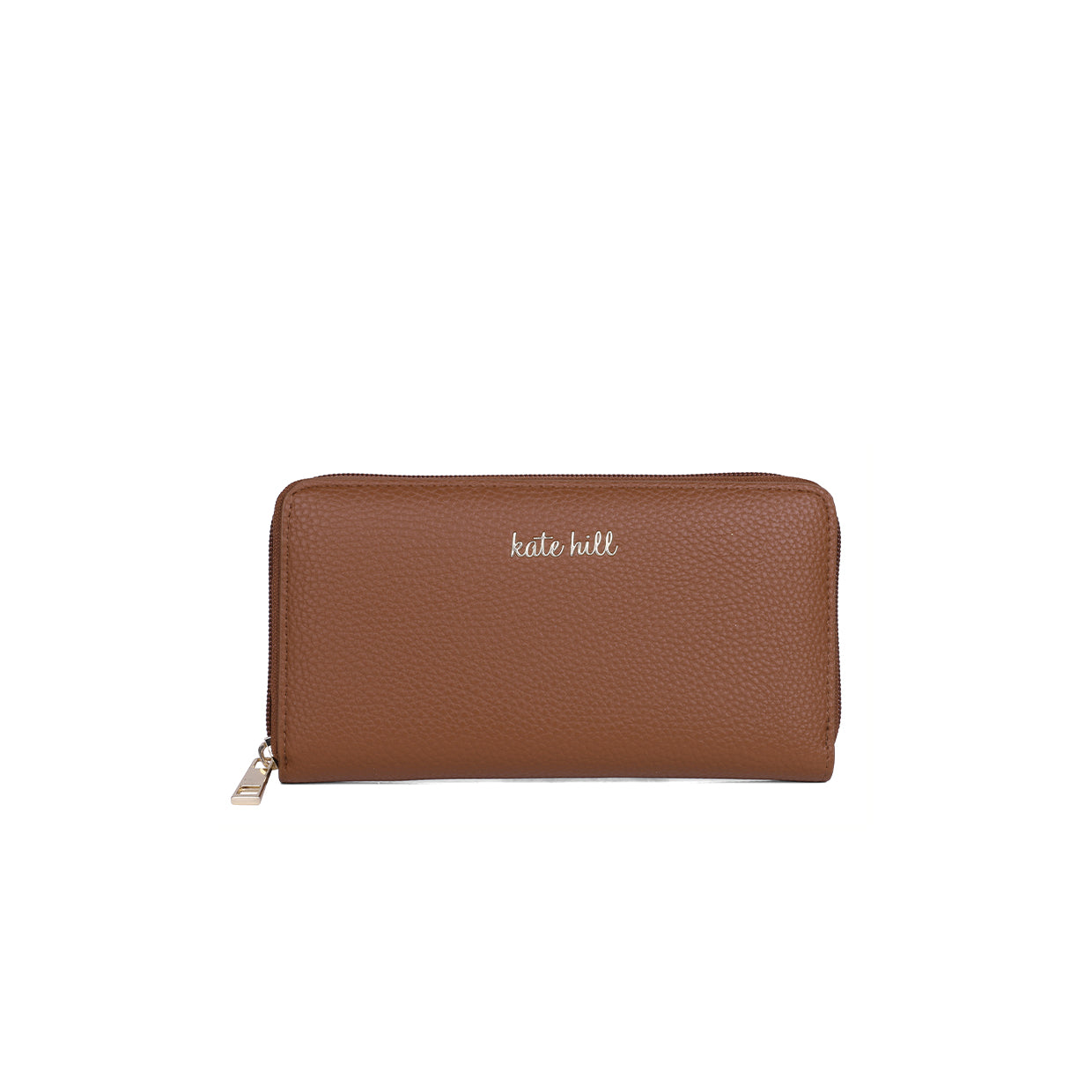 Kate Hill - KH2450 Wanda Zippered Wallet - Brown
