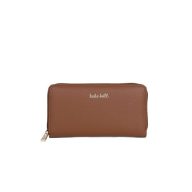 Kate Hill - KH2450 Wanda Zippered Wallet - Brown