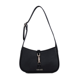 Kate Hill - KH2455 Sarah Shoulder Bag - Black