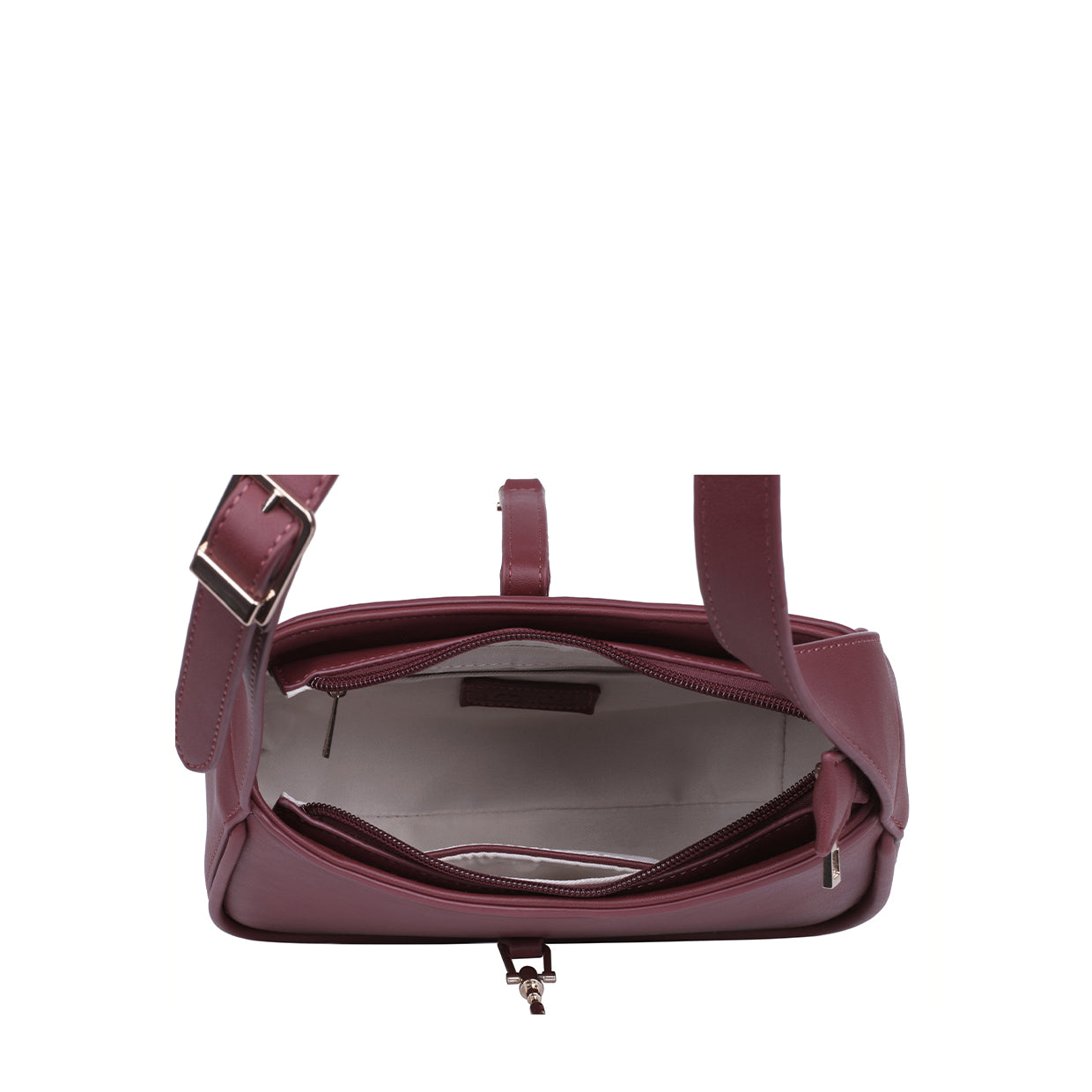Kate Hill - KH2455 Sarah Shoulder Bag - Cherry
