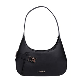 Kate Hill - KH2457 Serena Shoulder Bag - Black