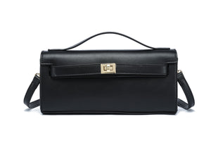Kate Hill - KH2603 Cleo Top Handle E/W Fashion Bag - Black
