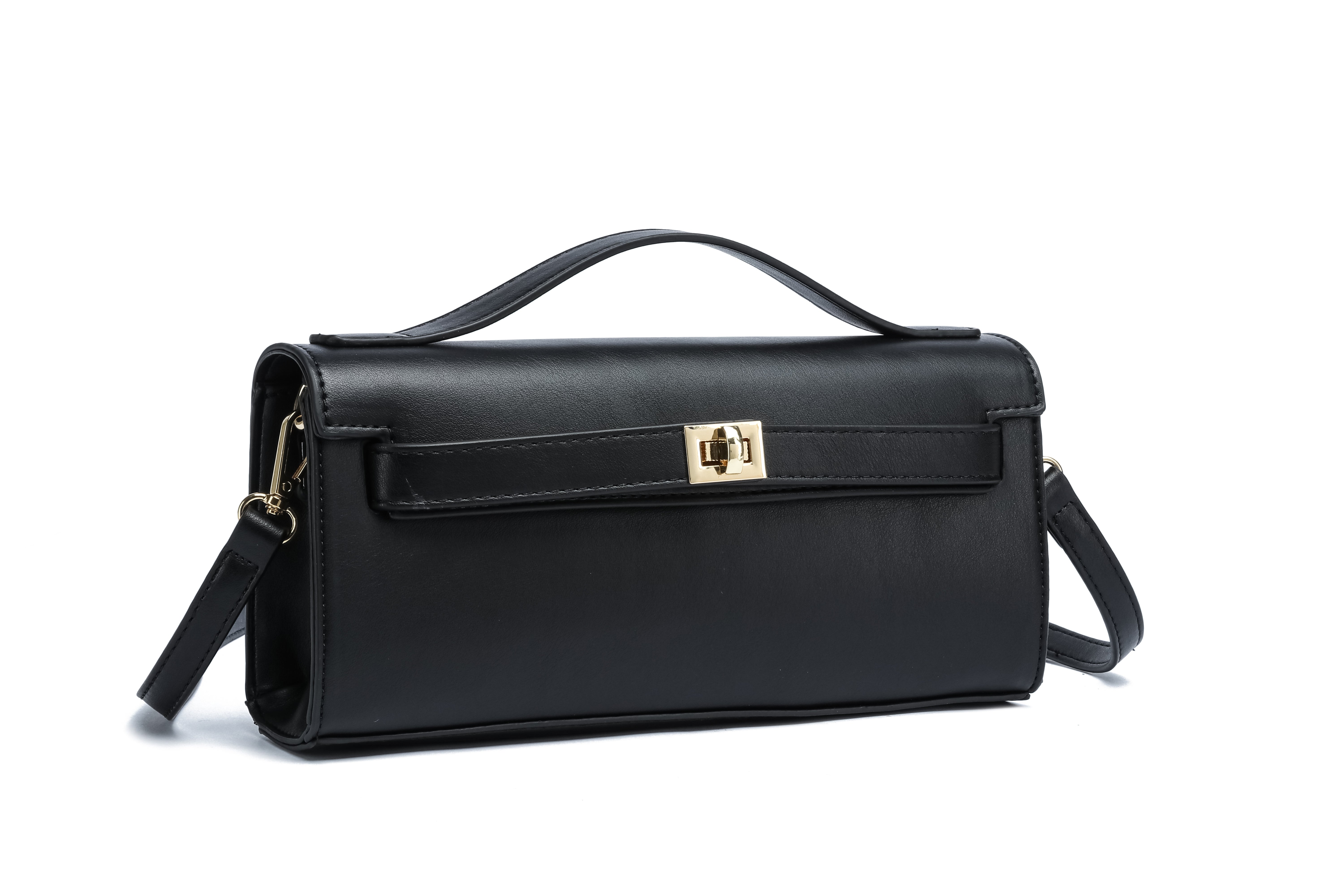 Kate Hill - KH2603 Cleo Top Handle E/W fashion bag - Black