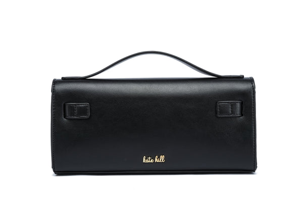 Kate Hill - KH2603 Cleo Top Handle E/W Fashion Bag - Black