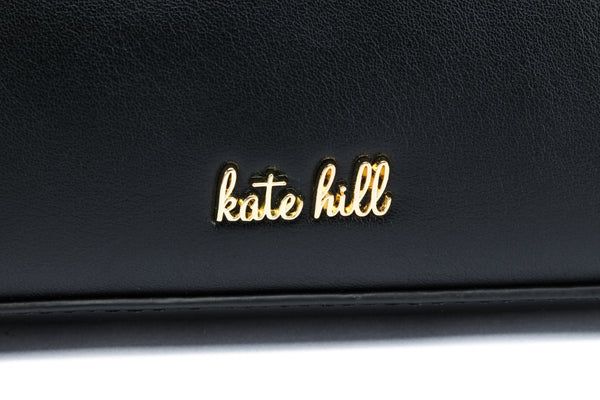 Kate Hill - KH2603 Cleo Top Handle E/W Fashion Bag - Black