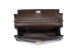 Kate Hill - KH2603 Cleo Top Handle E/W fashion bag - Chocolate