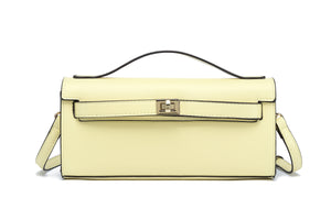 Kate Hill - KH2603 Cleo Top Handle E/W Fashion Bag - Butter