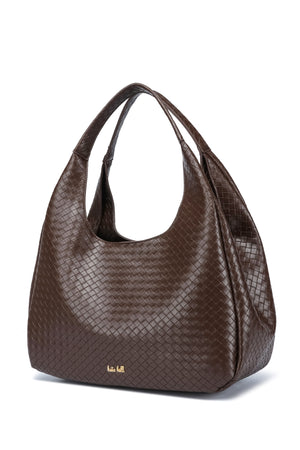 Kate Hill - KH2608 Carlie Shoulder Bag - Chocolate