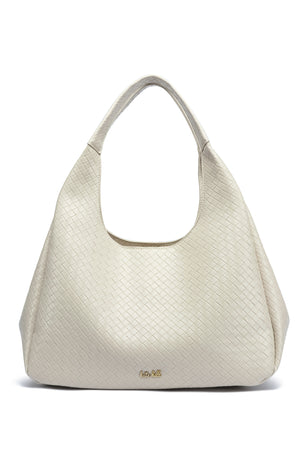 Kate Hill - KH2608 Carlie Shoulder Bag - Stone