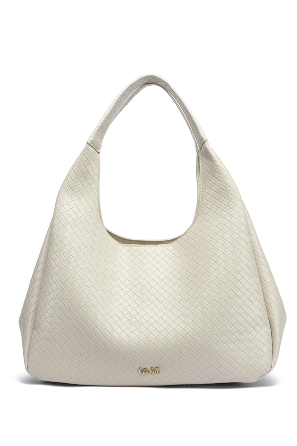 Kate Hill - KH2608 Carlie Shoulder Bag - Stone