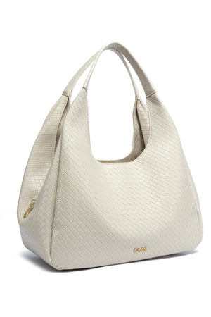 Kate Hill - KH2608 Carlie Shoulder Bag - Stone