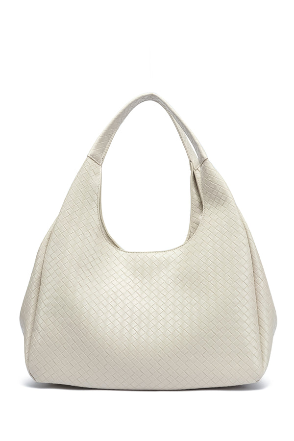 Kate Hill - KH2608 Carlie Shoulder Bag - Stone