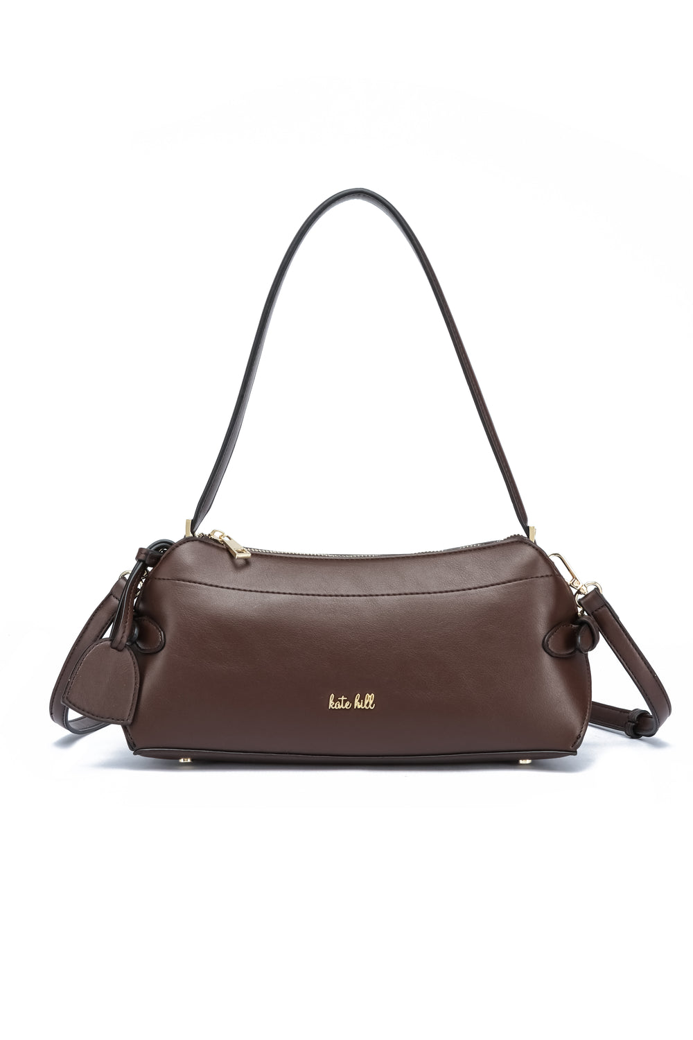 Kate Hill - KH2619 Capri E/W Shoulder Bag - Chocolate