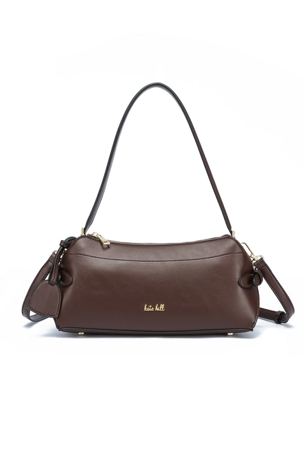 Kate Hill - KH2619 Capri E/W Shoulder Bag - Chocolate