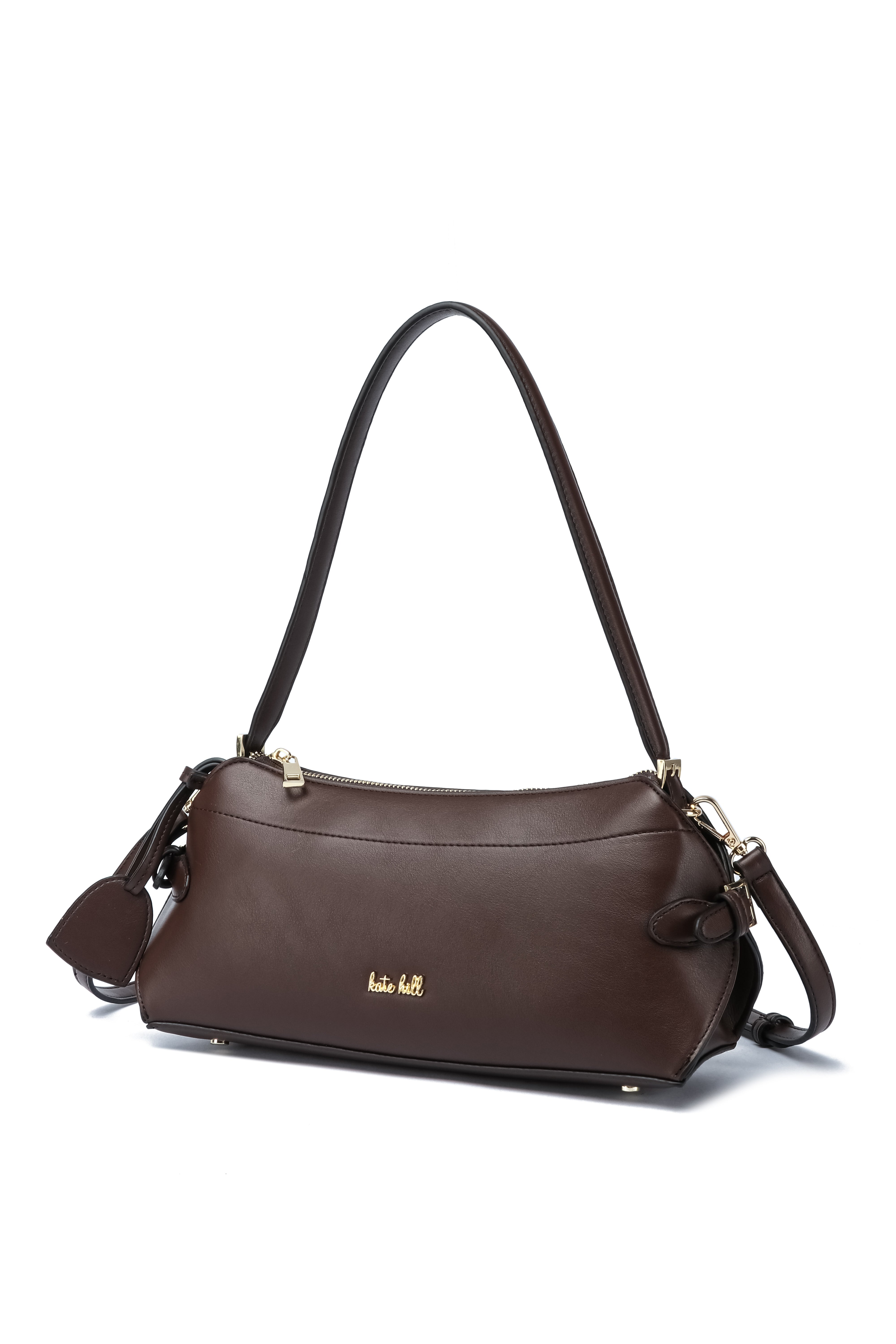 Kate Hill - KH2619 Capri E/W Shoulder bag - Chocolate