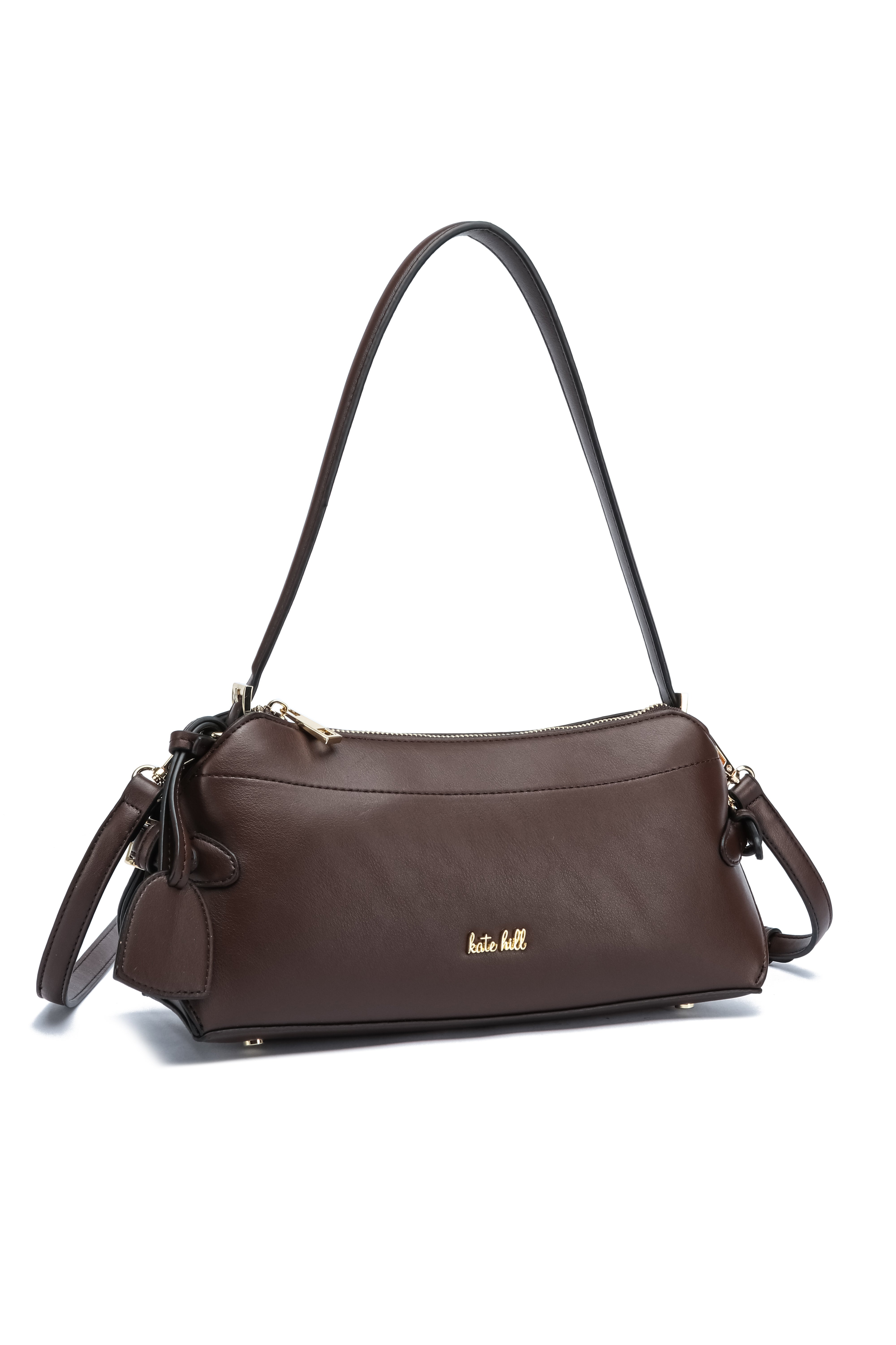 Kate Hill - KH2619 Capri E/W Shoulder bag - Chocolate