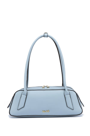 Kate Hill - KH2620 Cassie E/W Ziptop Shoulder Bag - Blue