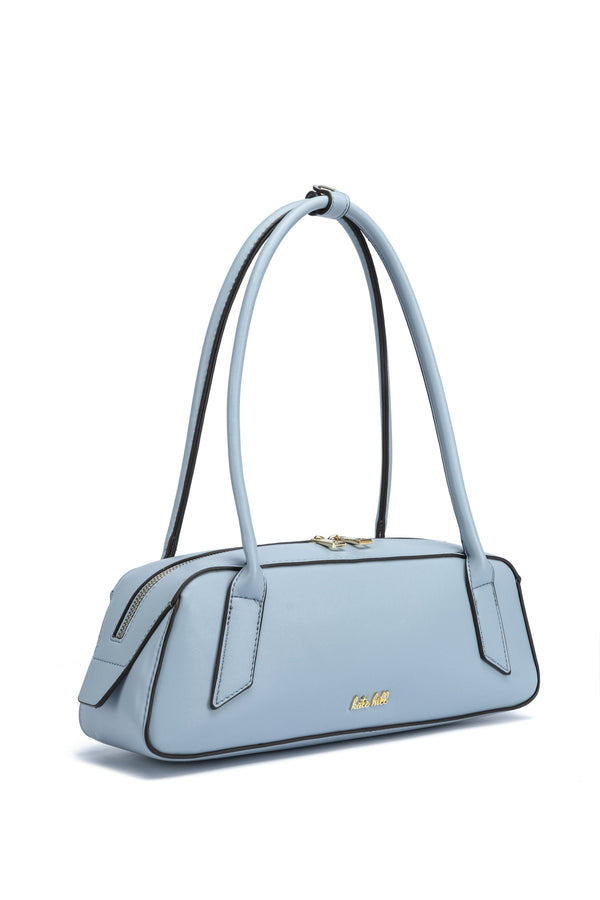 Kate Hill - KH2620 Cassie E/W Ziptop Shoulder Bag - Blue
