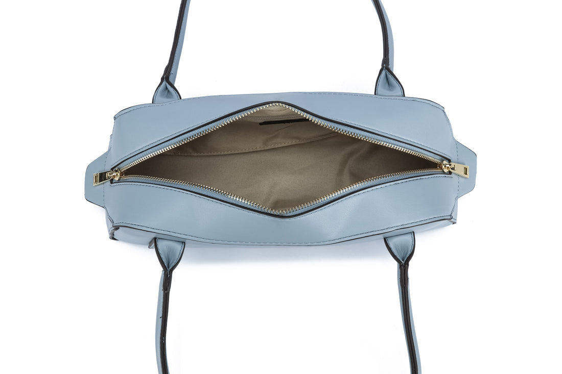 Kate Hill - KH2620 Cassie E/W Ziptop Shoulder Bag - Blue