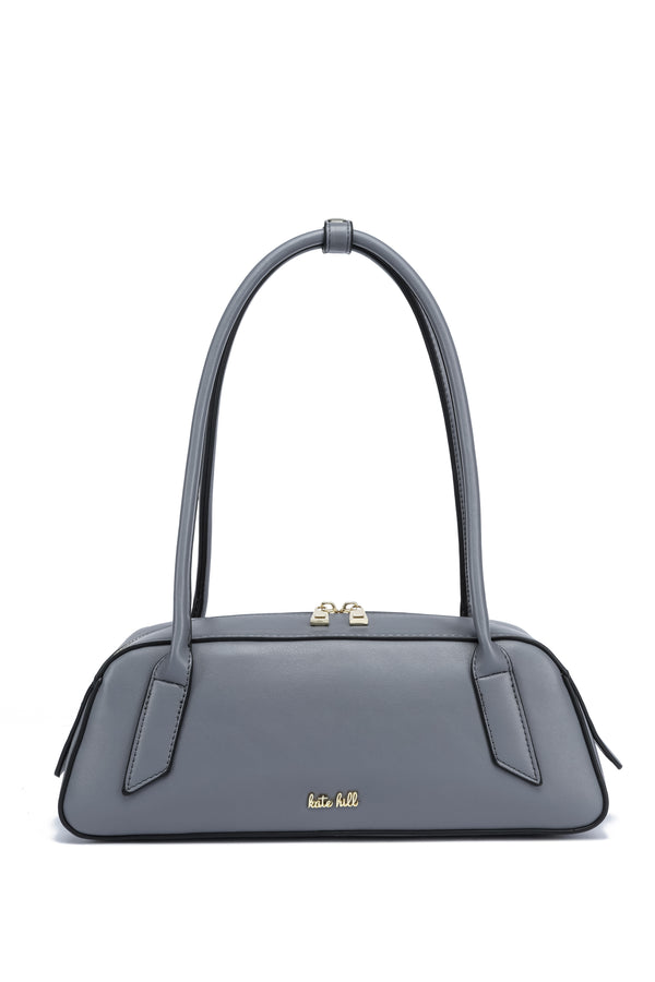 Kate Hill - KH2620 Cassie E/W Ziptop Shoulder Bag - Elephant