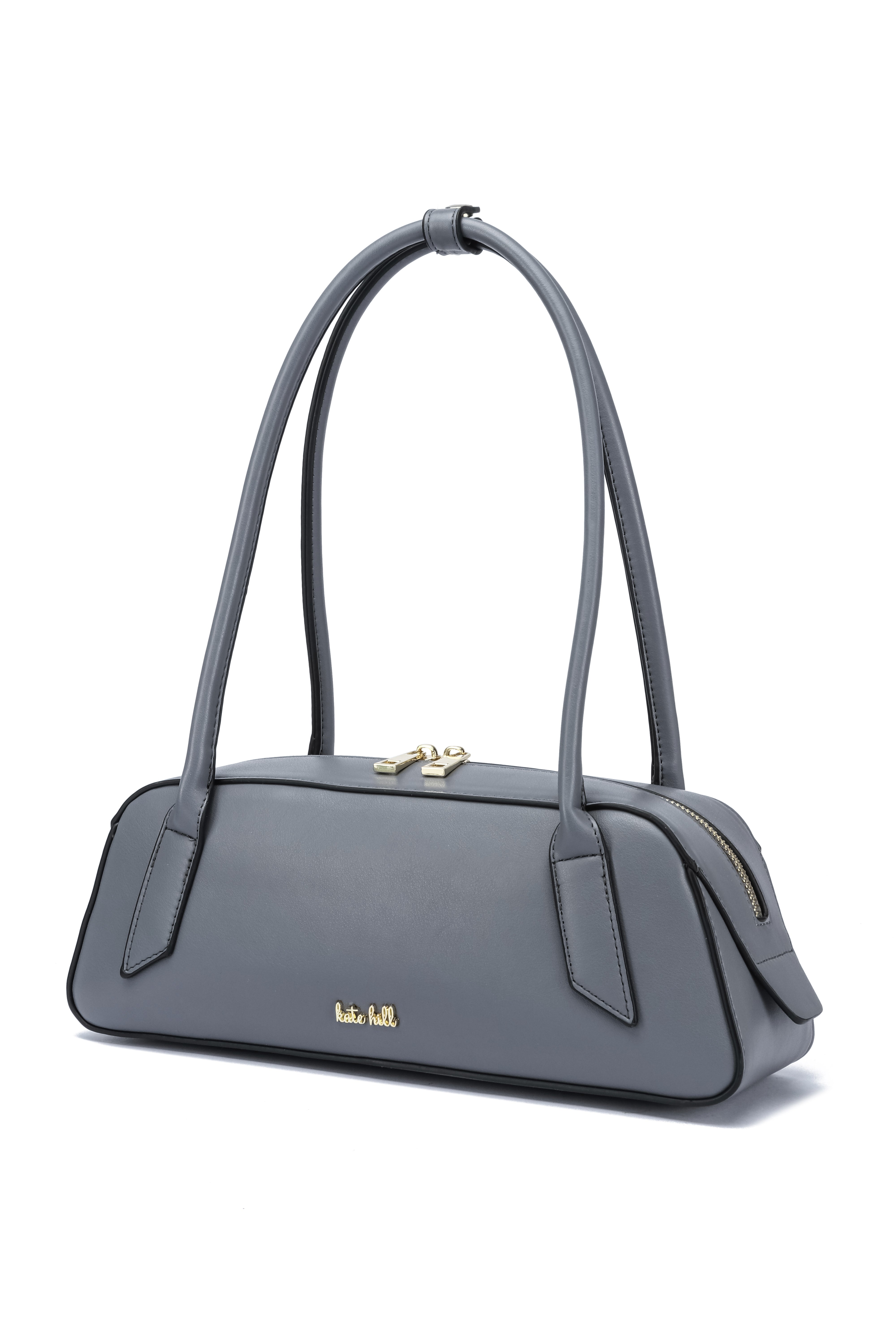 Kate Hill - KH2620 Cassie E/W ziptop Shoulder bag - Elephant