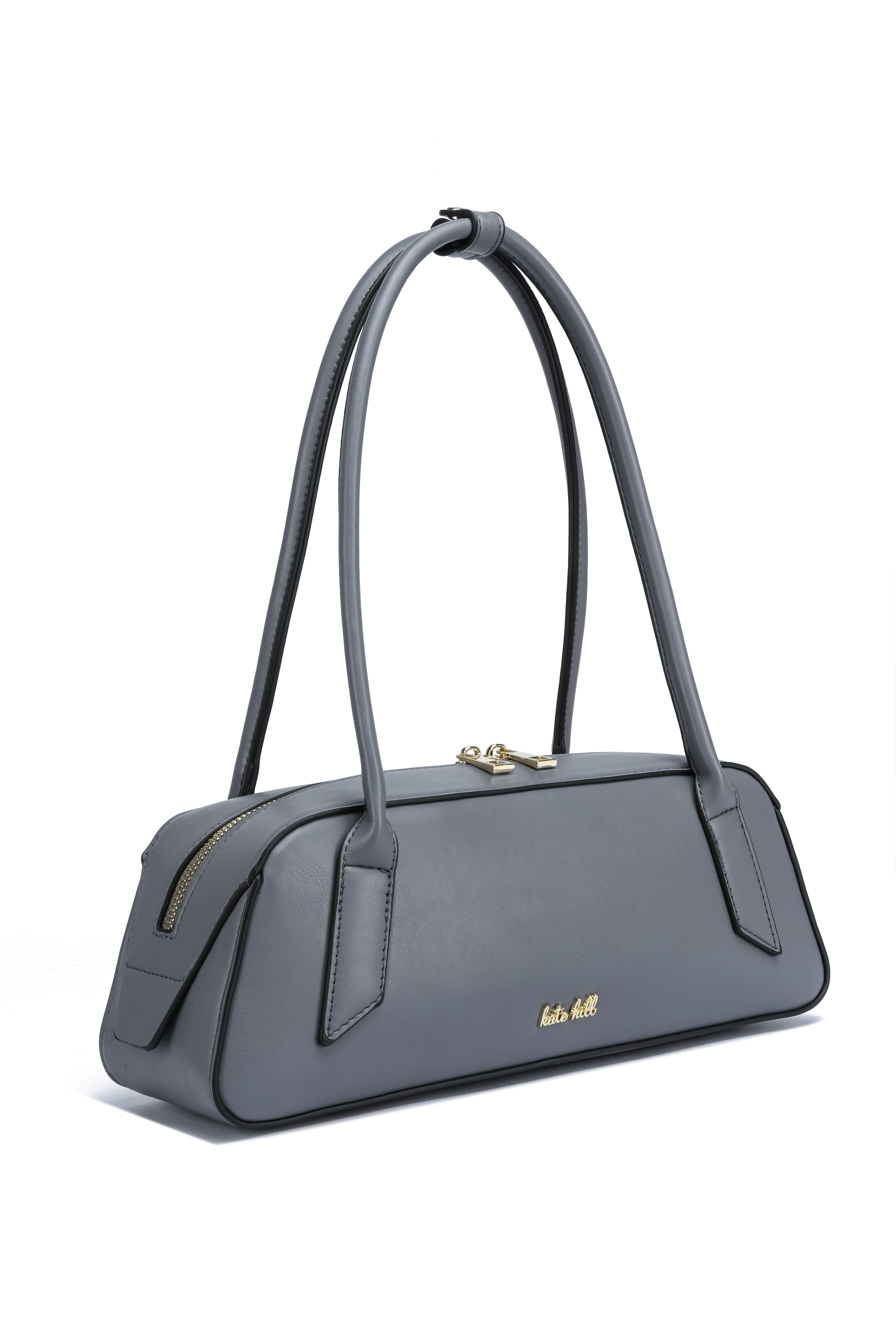 Kate Hill - KH2620 Cassie E/W ziptop Shoulder bag - Elephant