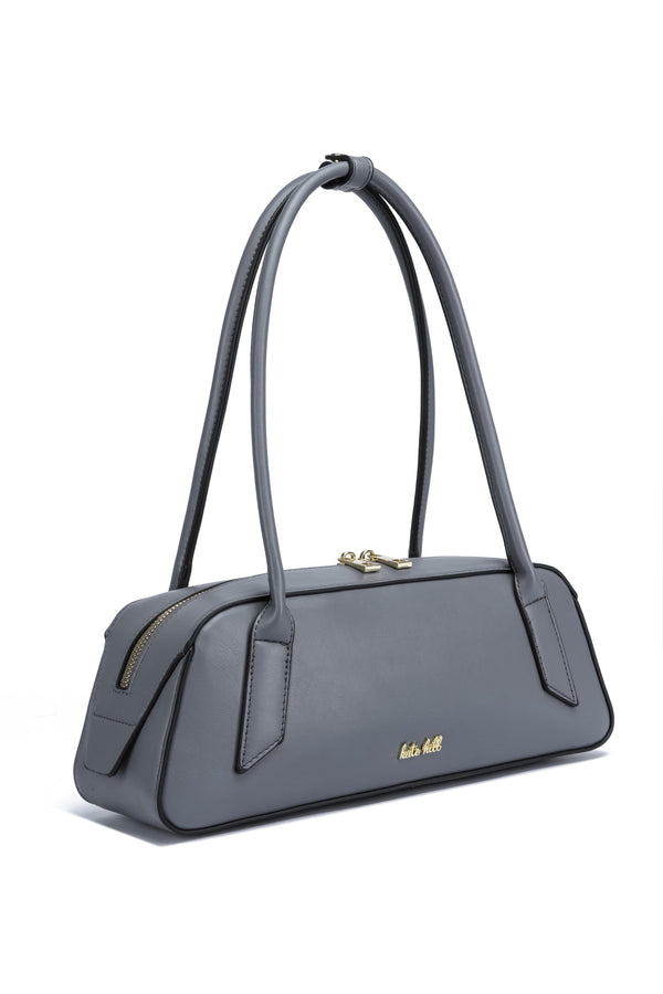 Kate Hill - KH2620 Cassie E/W Ziptop Shoulder Bag - Elephant
