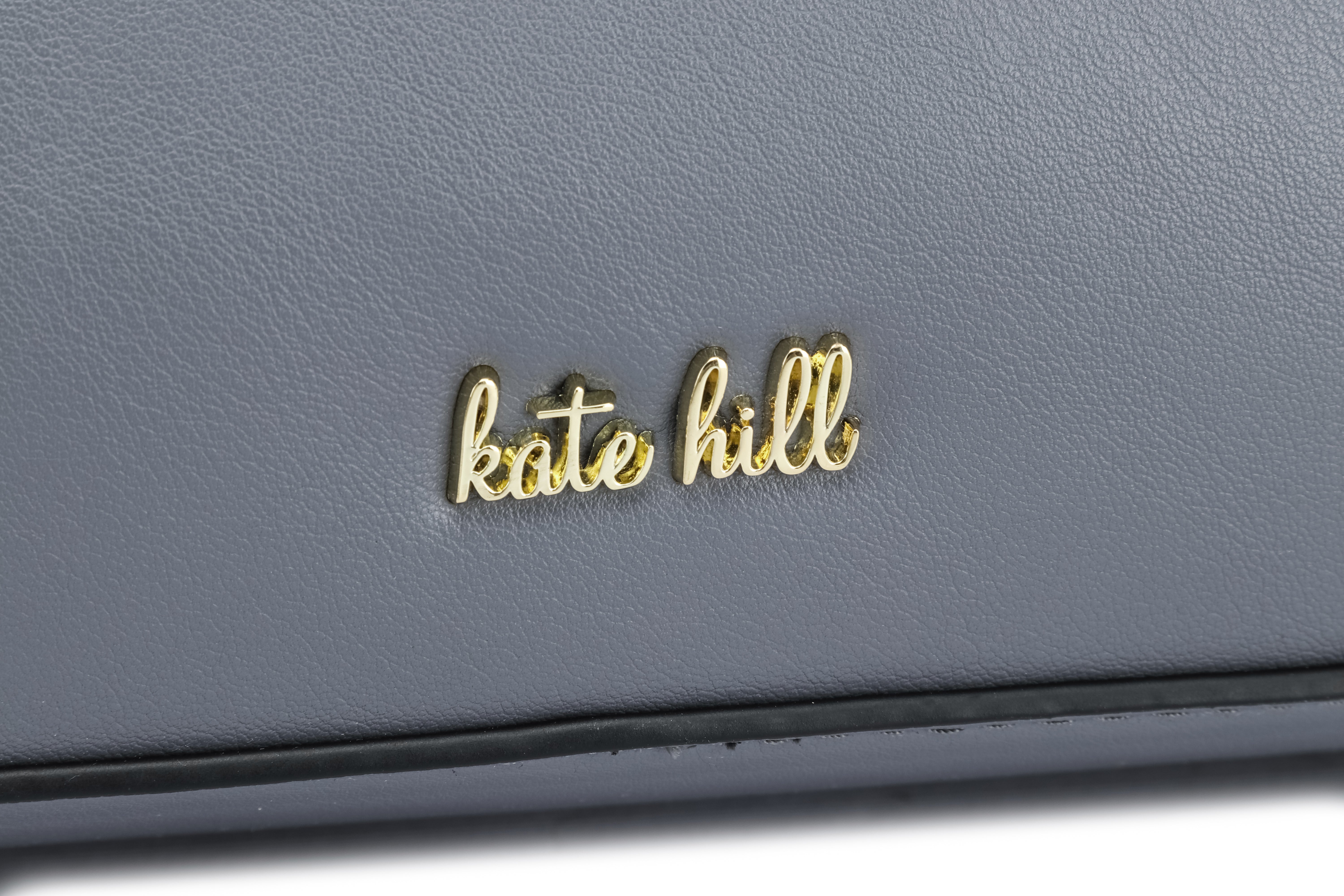 Kate Hill - KH2620 Cassie E/W ziptop Shoulder bag - Elephant