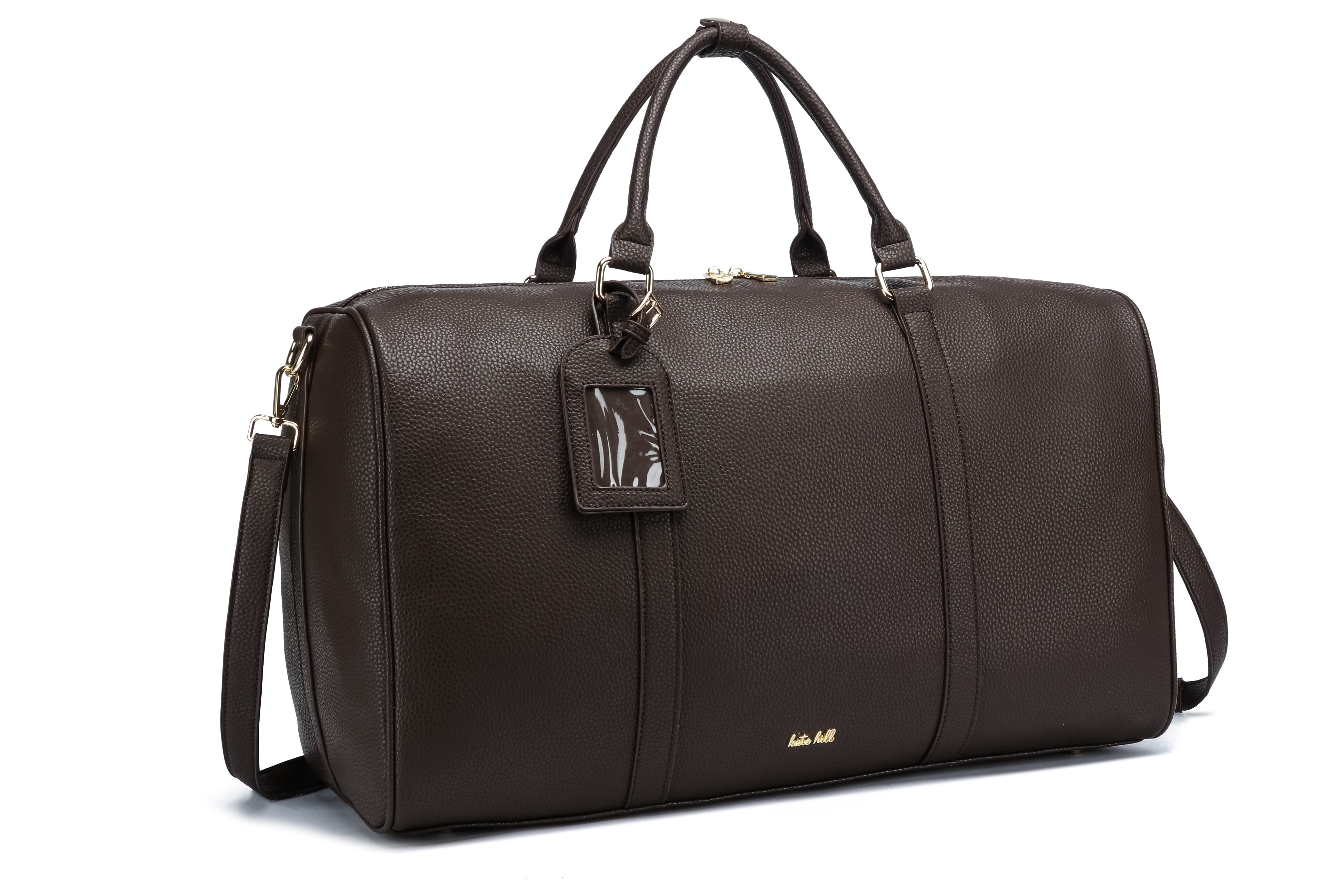 Kate Hill - KH2622 Chloe Overnight Bag - Chocolate