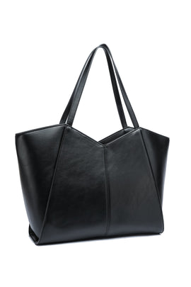 Kate Hill - KH2623 Callie Tote Dual carry handle - Black - 0