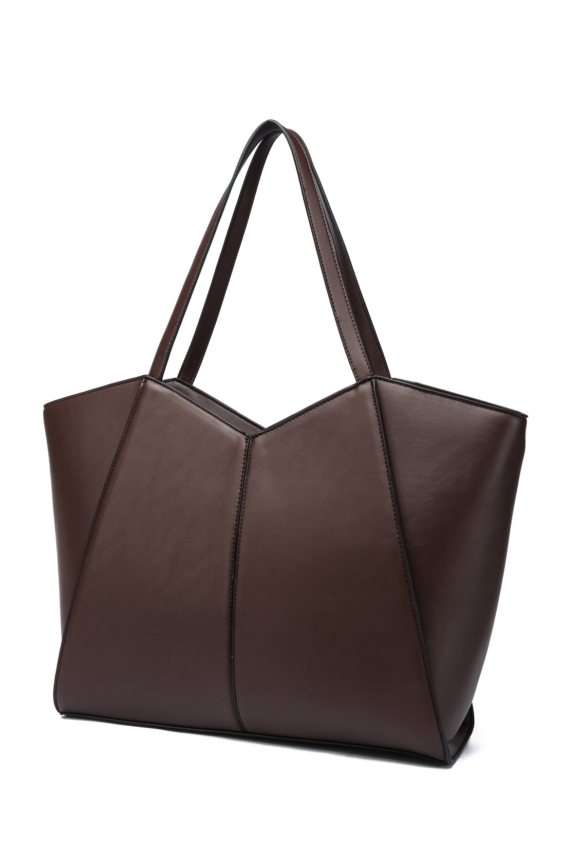 Kate Hill - KH2623 Callie Tote Dual Carry Handle - Chocolate