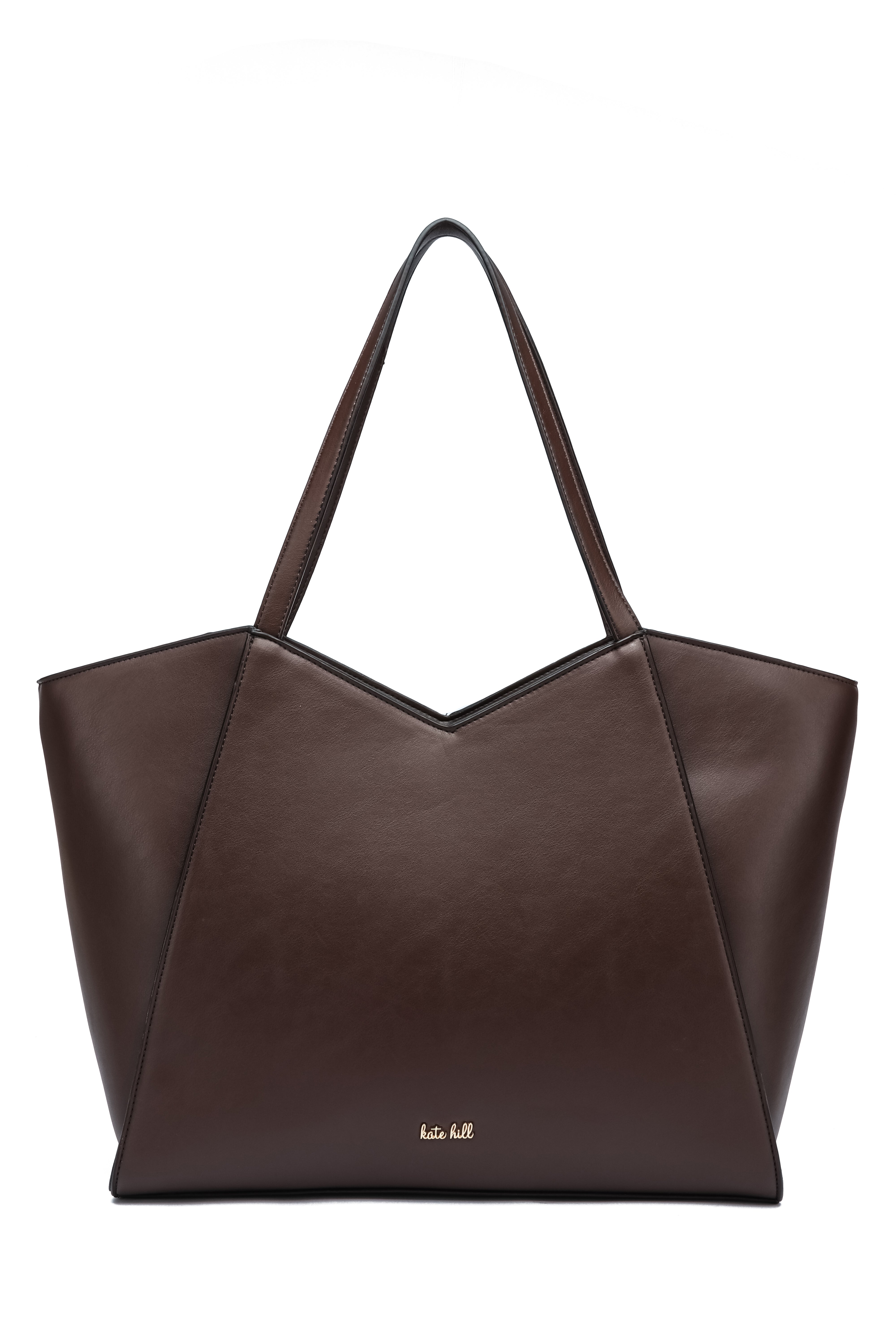 Kate Hill - KH2623 Callie Tote Dual carry handle - Chocolate