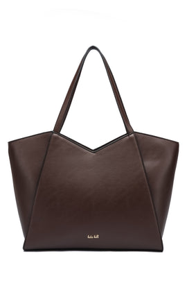 Kate Hill - KH2623 Callie Tote Dual carry handle - Chocolate