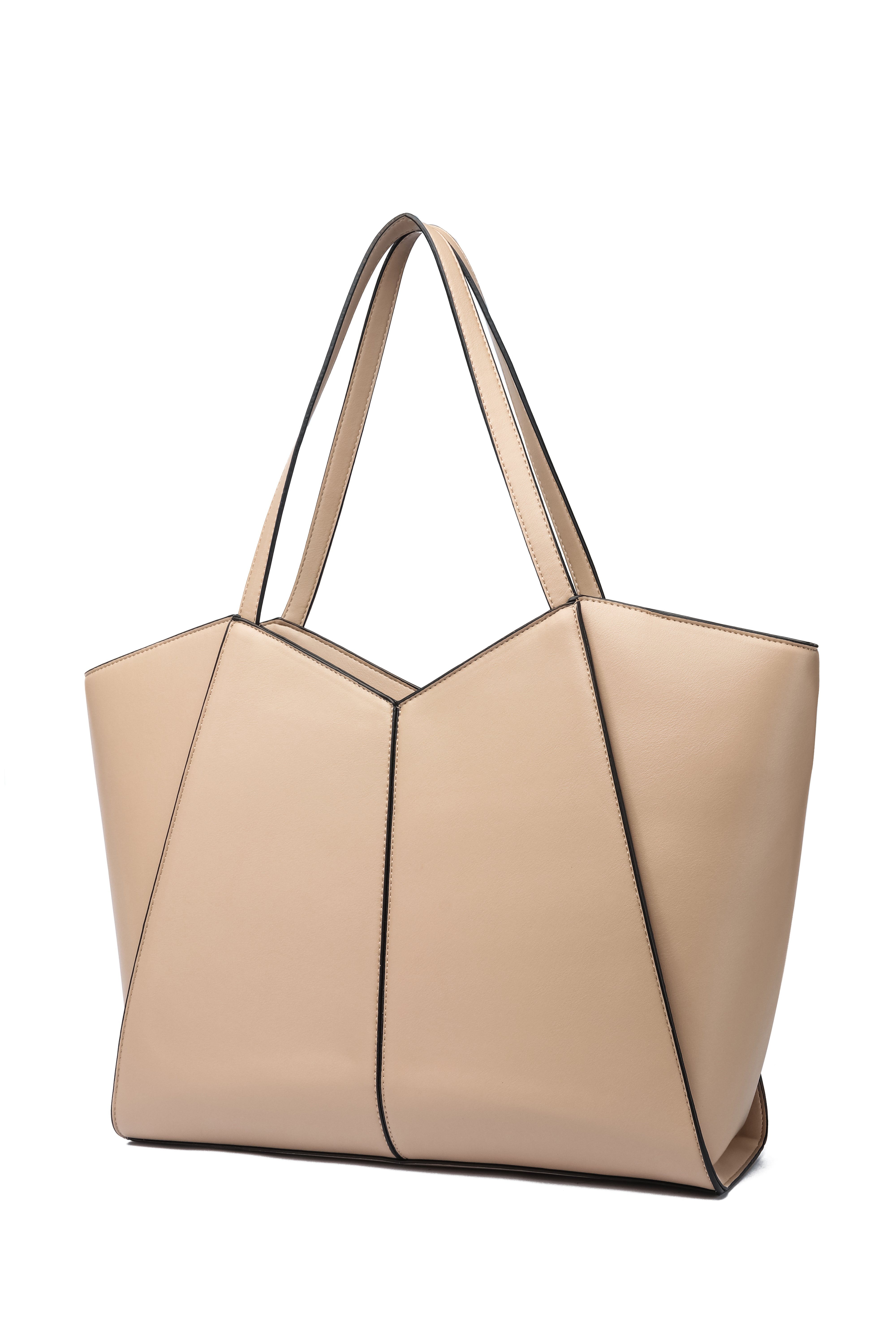 Kate Hill - KH2623 Callie Tote Dual carry handle - Latte