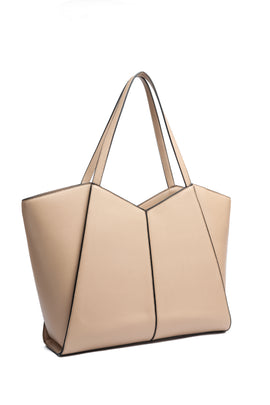 Kate Hill - KH2623 Callie Tote Dual carry handle - Latte - 0